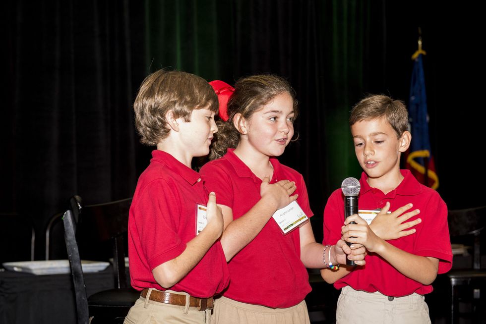 6 Zane Luman, from left, Ariana Luman and Joshua Rosenblum at the Keep Houston Beautiful luncheon