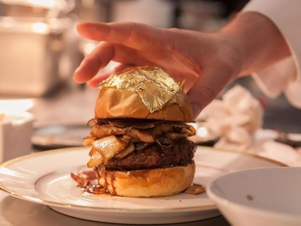 60 Degrees Mastercrafted hamburger $200 burger