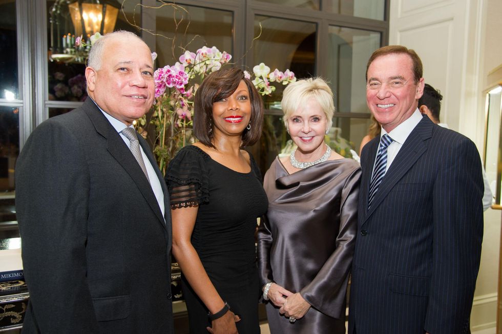 60 Dr. John Clemmons and Lora Clemmons, from left, and Karen and Mike Mayell at the Zadok jewelry dinner October 2014