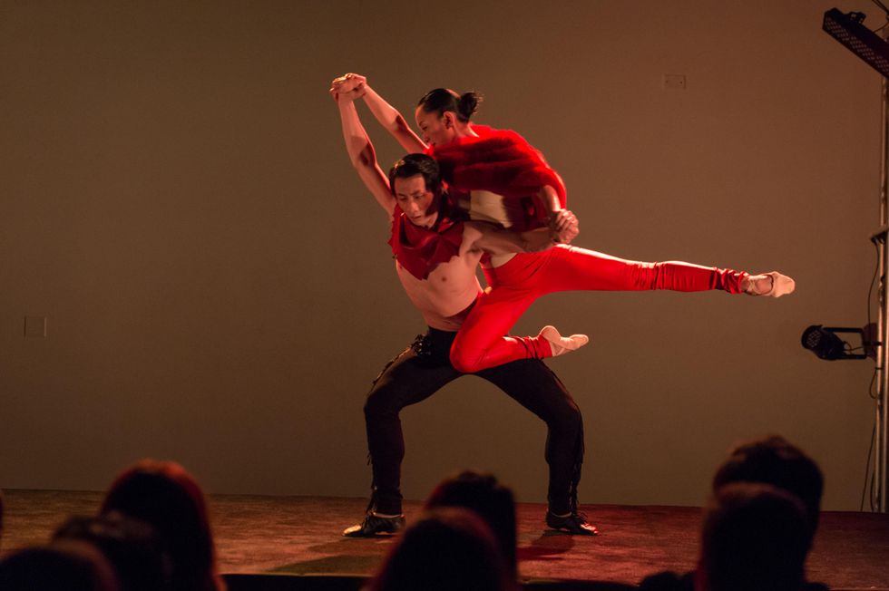 606 Artists performing at the Vault Light as Air fashion show January 2015