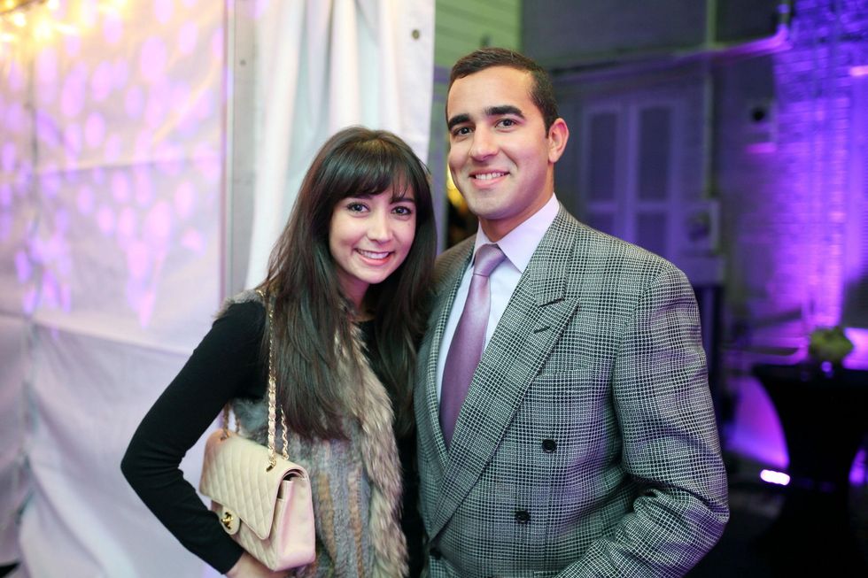 61 Hasti Taghi and Michael Afshari at the Baanou Grand Opening Party November 2014