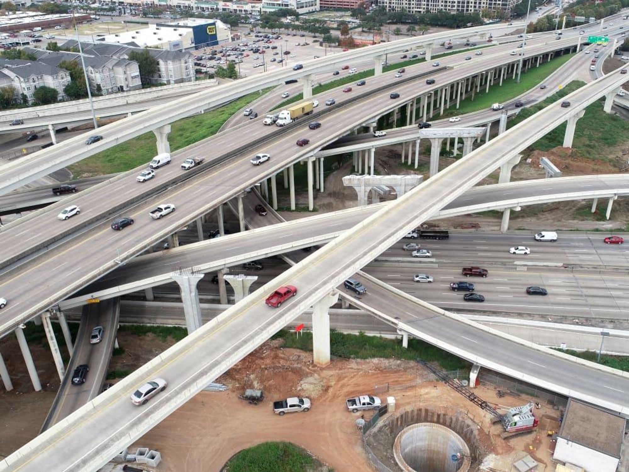 610 loop interchange Southwest Freeway Houston I-69