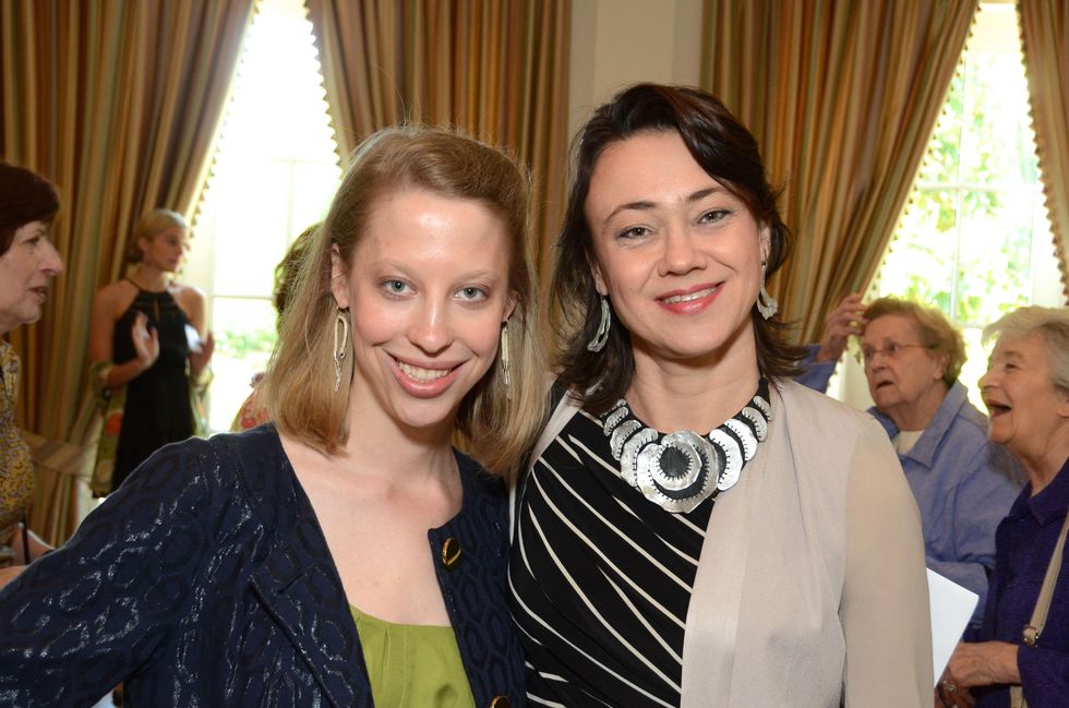 62 Kathryn Hall, left, and Olga Starostina at the Houston Center for Contemporary Craft spring luncheon May 2014