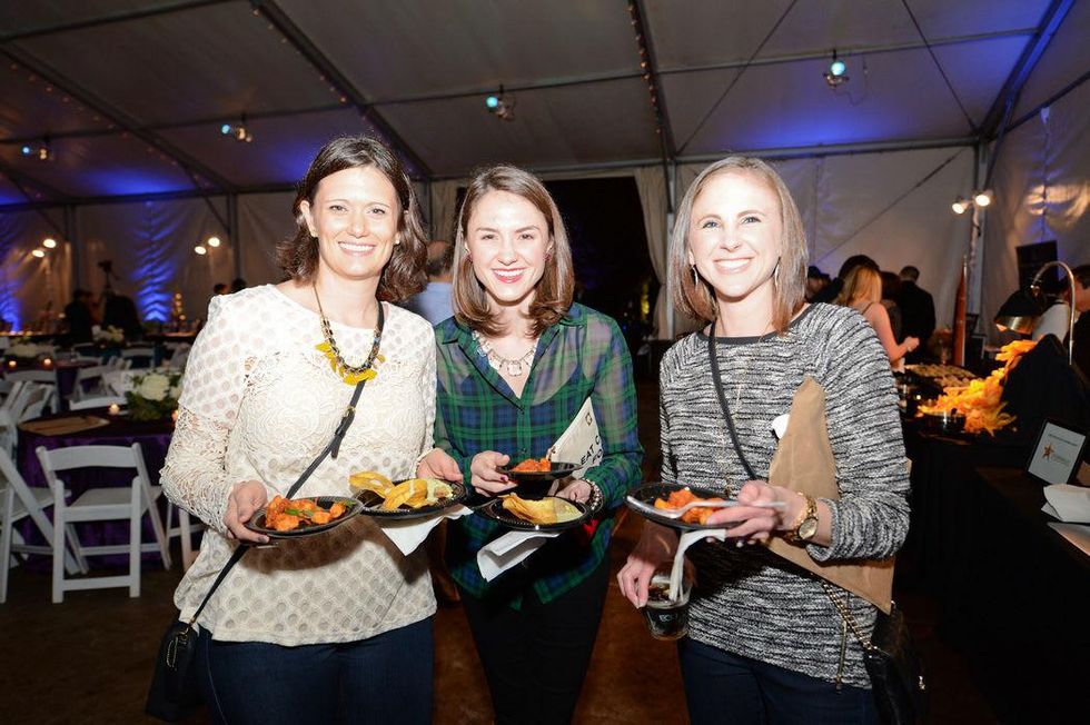62 Lisa Mason, from left, Katie Stein and Laura Garcia at the Houston Zoo Ambassadors Gala February 2015