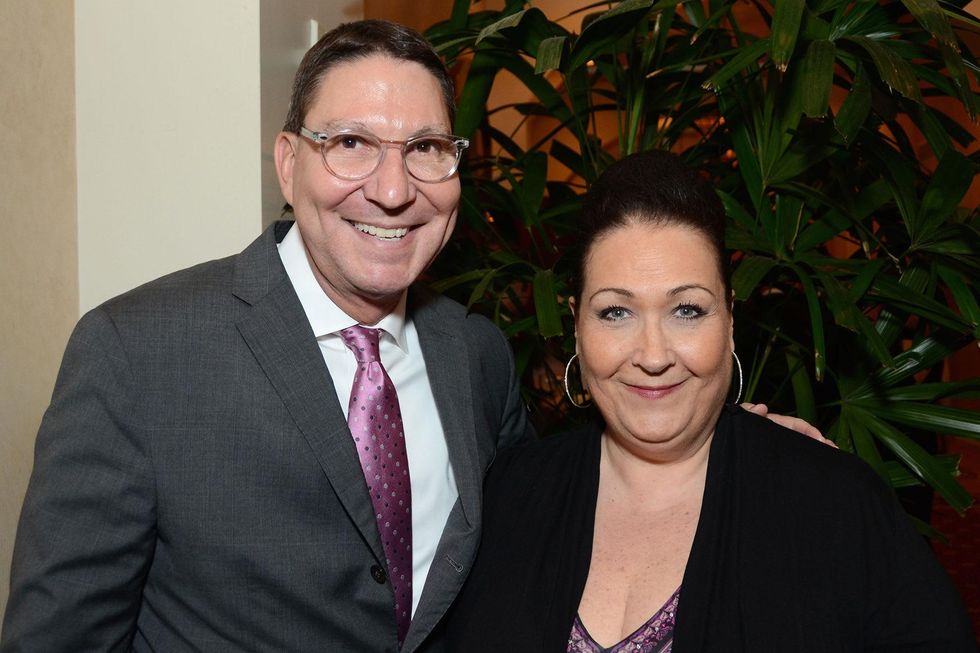 62 Scott McClelland and Cleverley Stone at the Houston Food Bank dinner April 2014