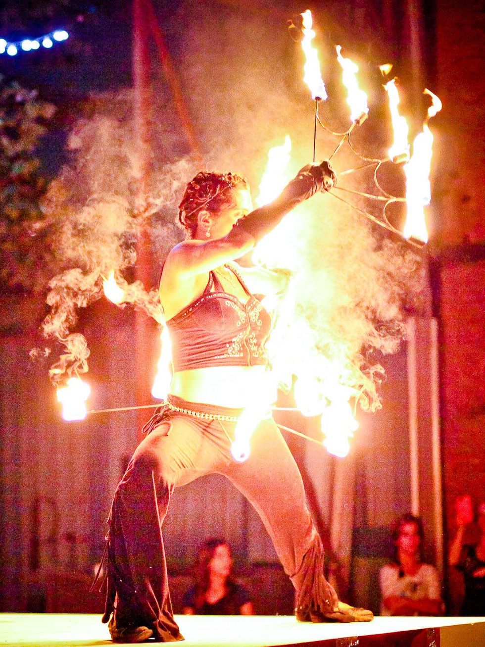 63 Apocalypse Ball September 2013 fire woman