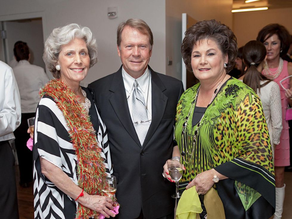 63 Beth Robertson, from left, with Steve Pearce and Barbara Robertson at the Blaffer Gala May 2014