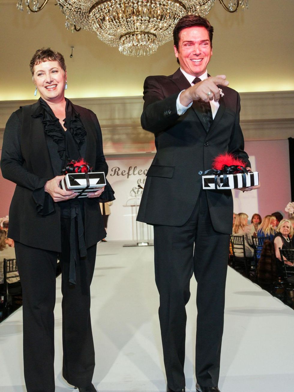 63 Tamara Bonar, left, and Lenny Matuszweski at the Salvation Army luncheon April 2014