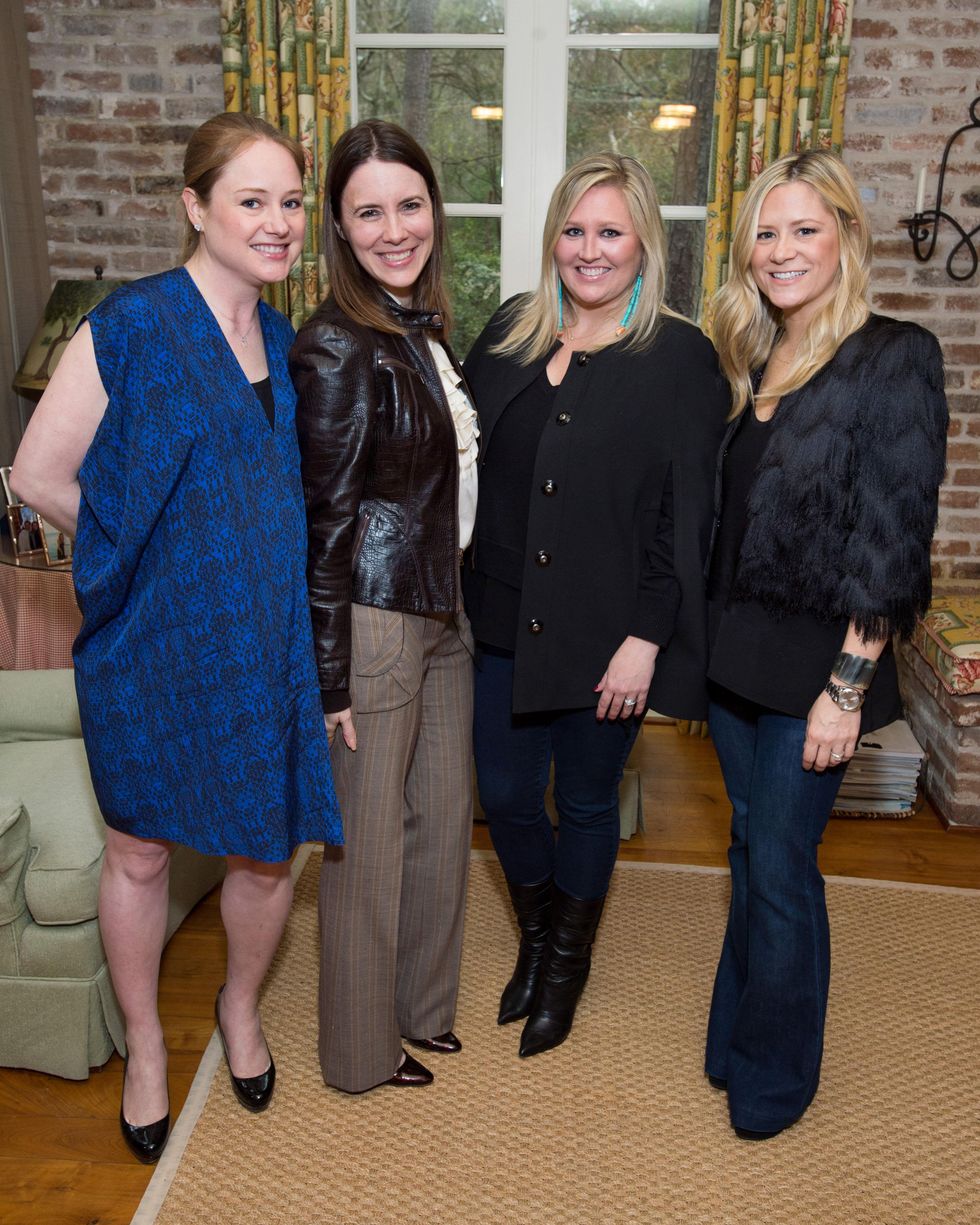 64 Amy Beeson, from left, Meredith Beaupre, Meredith Chastang and Monica Bickers at The Kinkaid School Alumni luncheon March 2015.