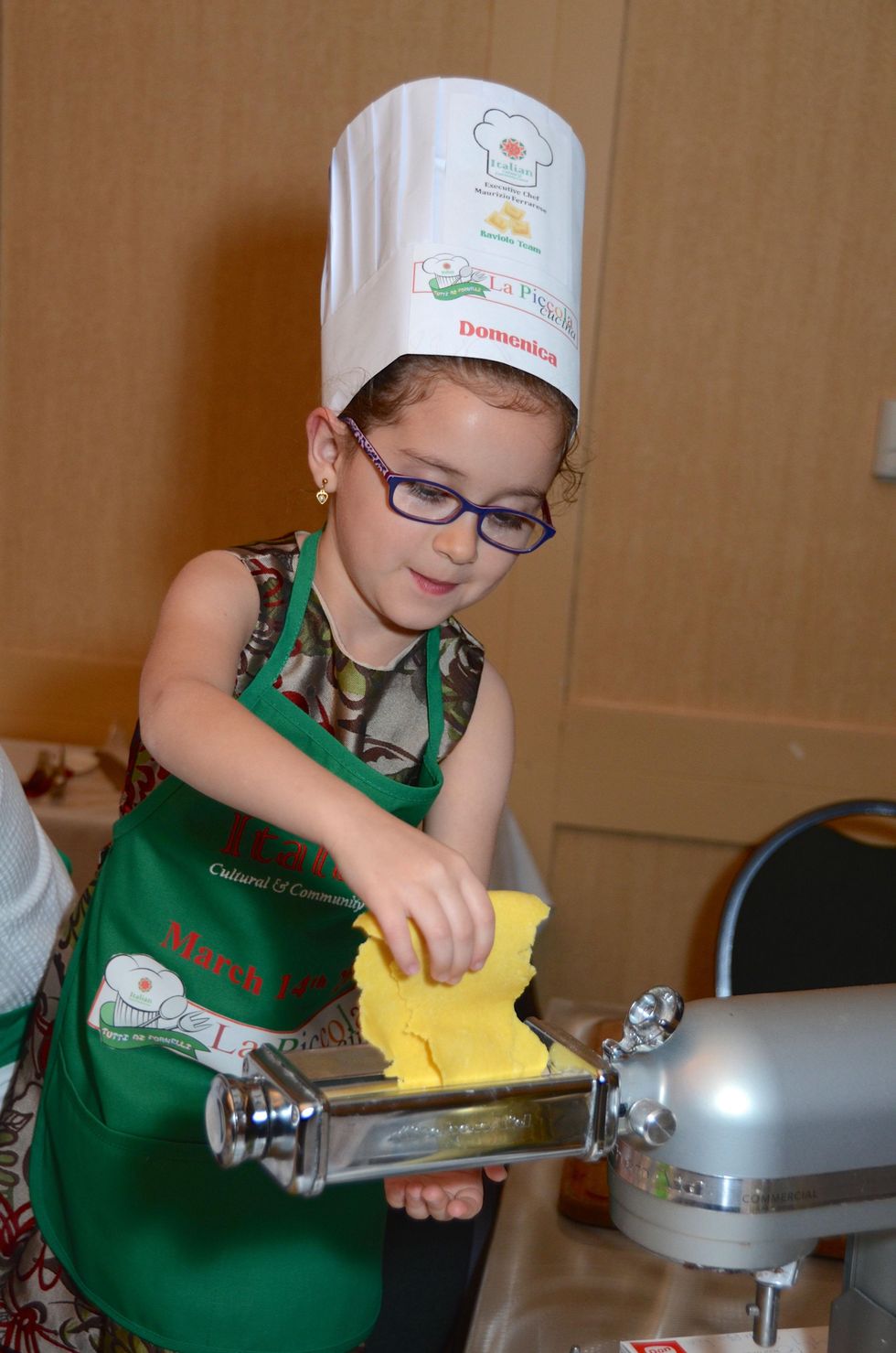65 Domenica Sepe of Raviolo Team at Tutti ai Fornelli de La Piccola Cucina March 2015