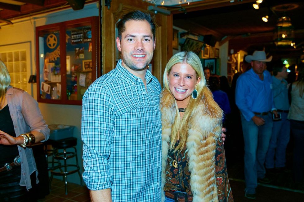 6675 Jay and Allie Fields at the Cattle Baron Gentlemen's Committee party February 2015