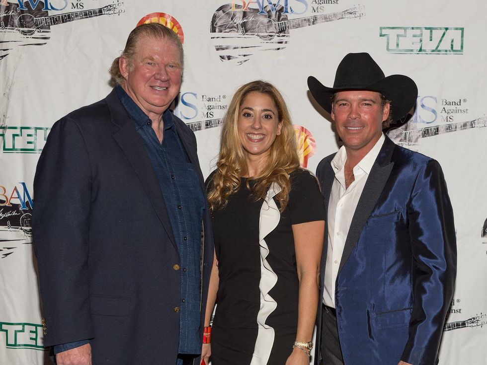 67 Paul and Kristina Somerville, from left, with Clay Walker at Bands Against MS