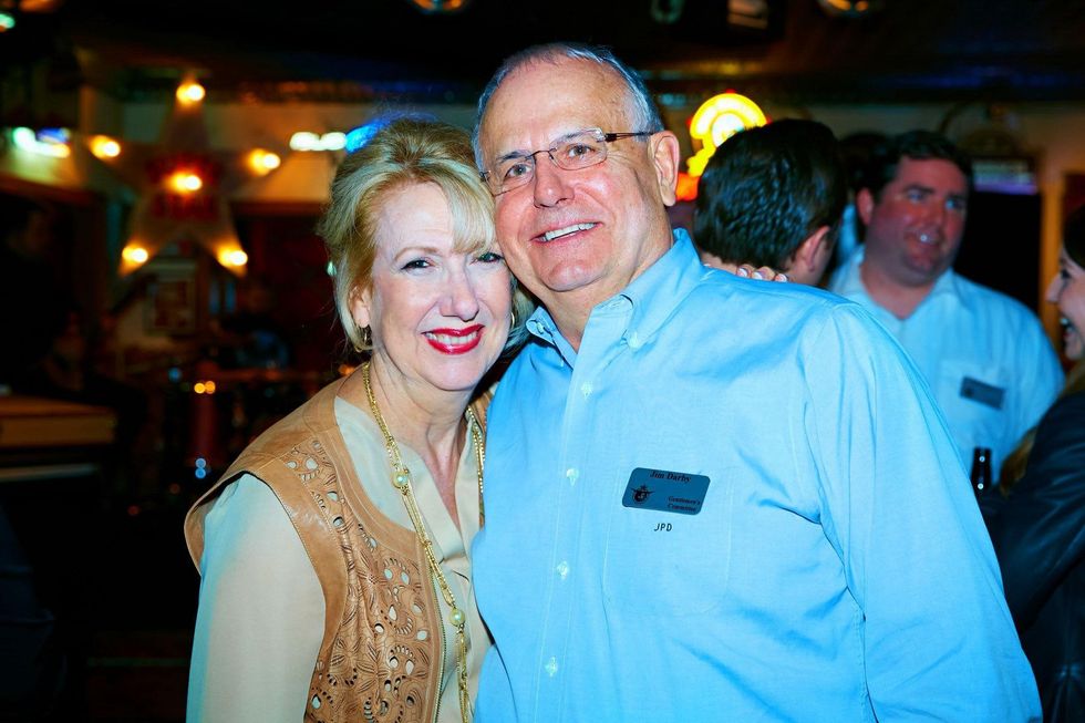 6782 Dee and Jim Darby at the Cattle Baron Gentlemen's Committee party February 2015