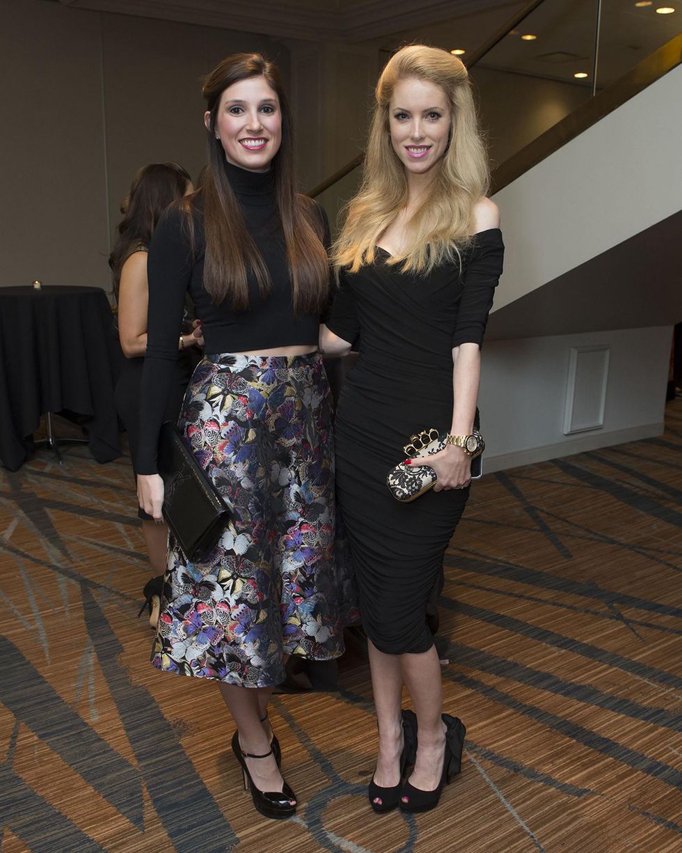 6836 Camille Connelly, left, and Kate Prueher at Una Notte in Italia November 2014