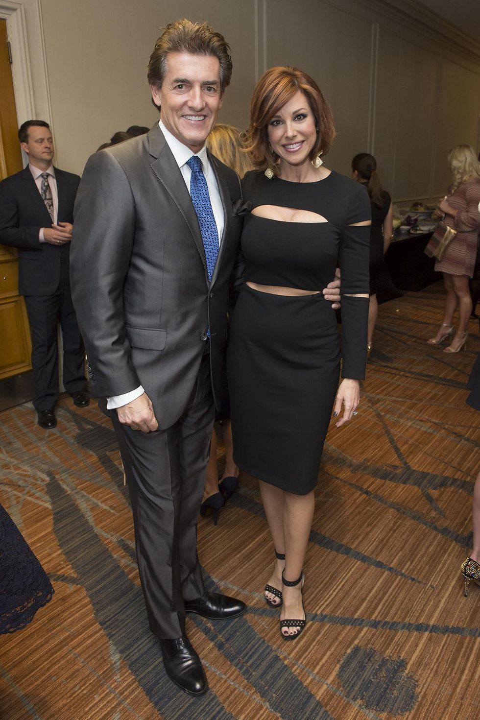 6890 Nick Florescu and Dominique Sachse at Una Notte in Italia November 2014