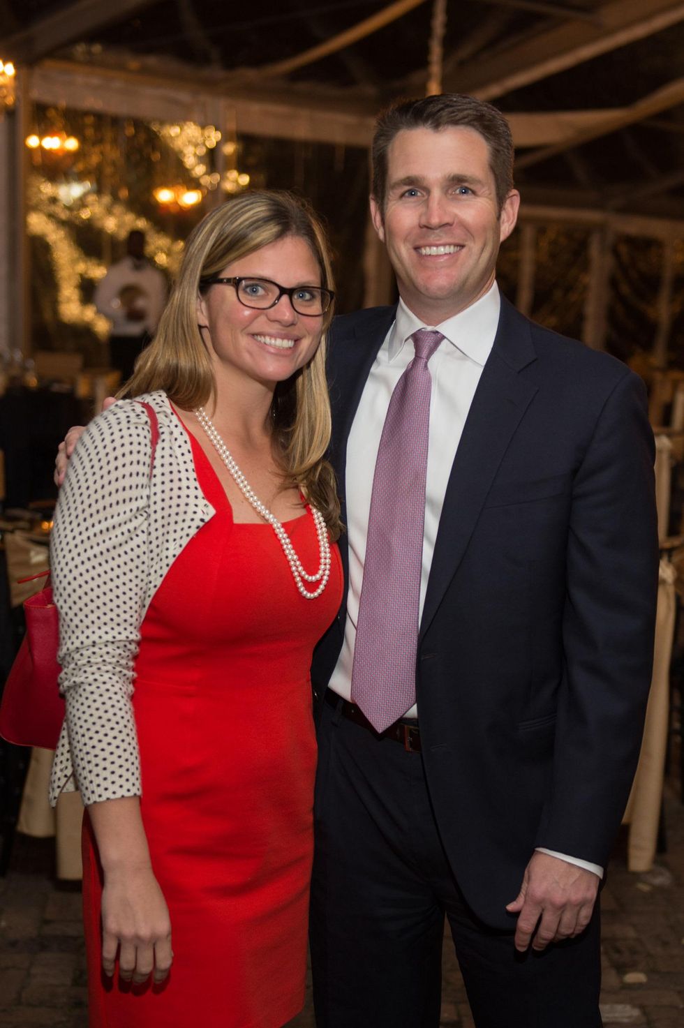 6958 Jaime Miller and Ryan Mathews at the Heritage Society Gala December 2014