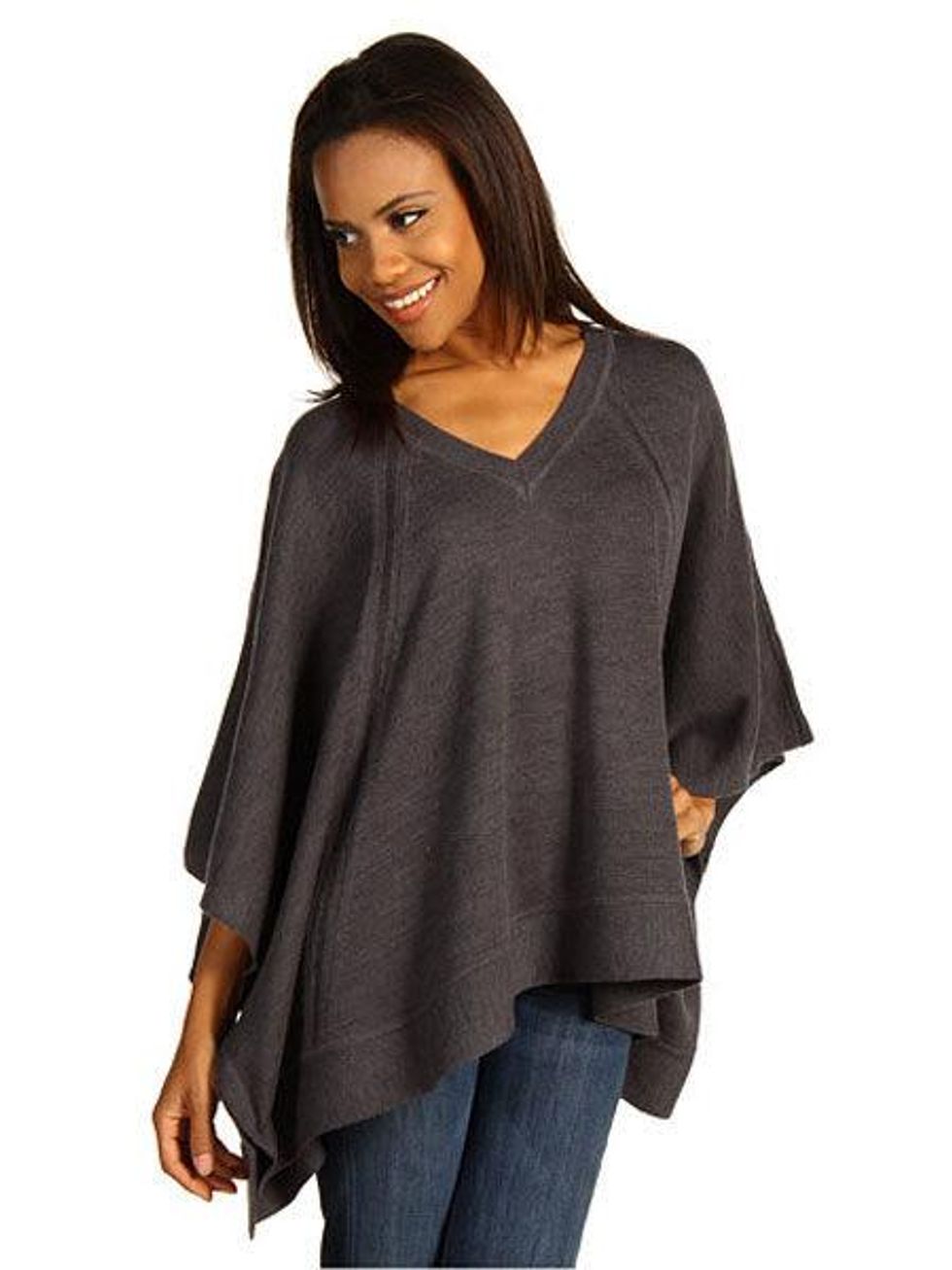 6pm Anne Klein V-Neck Poncho