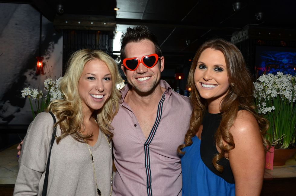 7 47 Megan McDonald, from left, Zak Waddell and Alana Skinner at the American Heart Association Bachelor Party February 2014