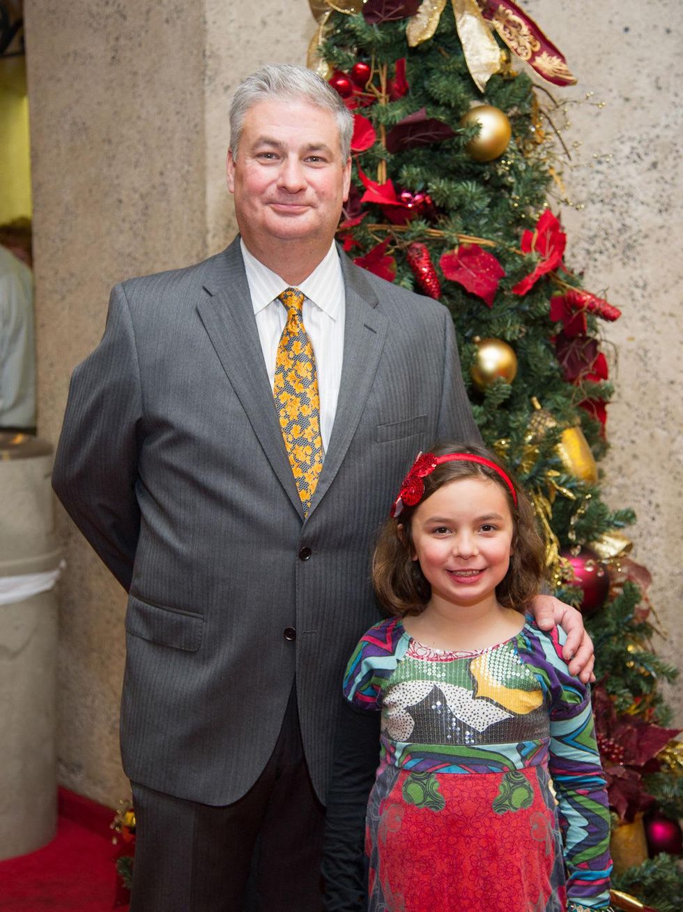 7 Butch and Lilly Mach at the Alley Theatre's Deck the Trees Celebration November 2013