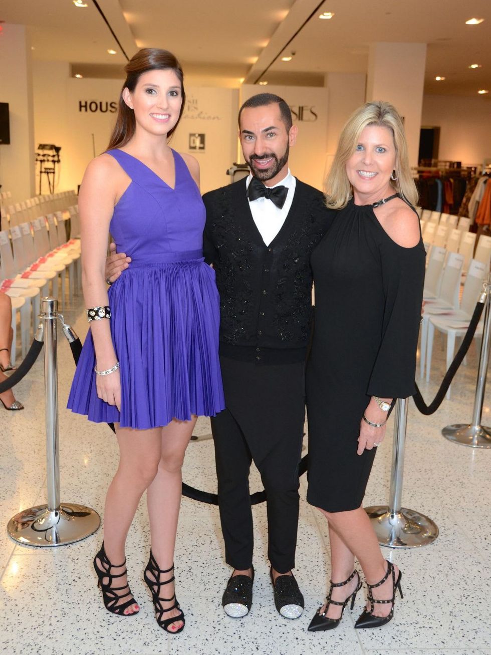 7 Camille Connelly, from left, Fady Armanious and Penne Weidig at Fresh Faces of Fashion event at Tootsies September 2014