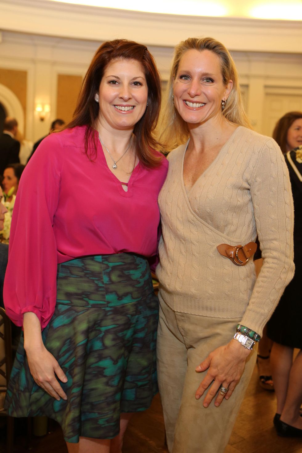 7 Christina Sacco, left, and Paula Paine at the The Center Luncheon February 2015