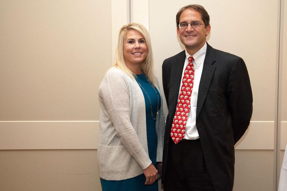 7 Cortney Cole and David Howard at the Urban Land Institute Houston mixer October 2014