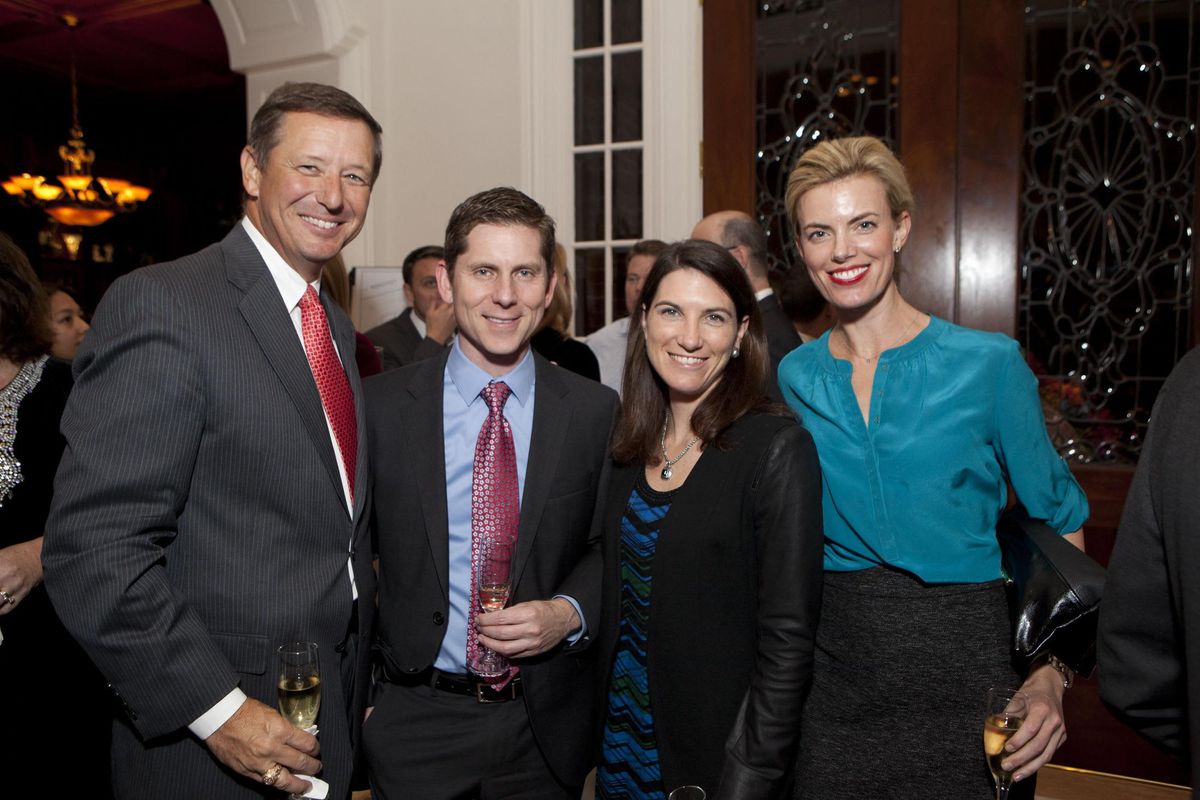 David Wuthrich, from left, Jose Obregon, Courtney Fretz and Katie ...