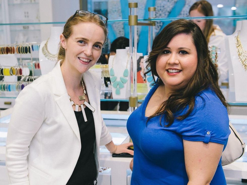 7 Dine Around Houston at Kendra Scott September 2013 Allison Hogan, Megan Pezzi