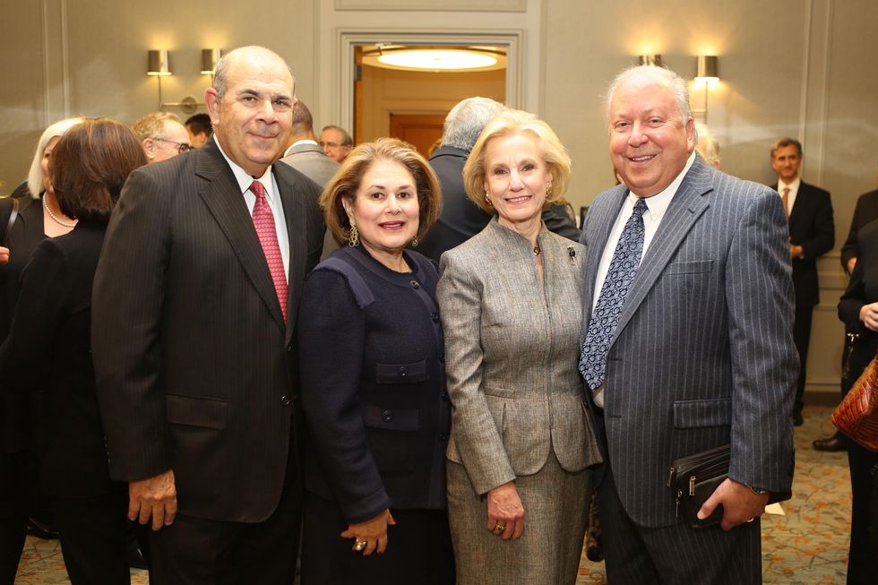 7 Don and Sue Sue Aron, from left, and Ricki and Milton Frankfort at the Guardian of the Human Spirit luncheon November 2014
