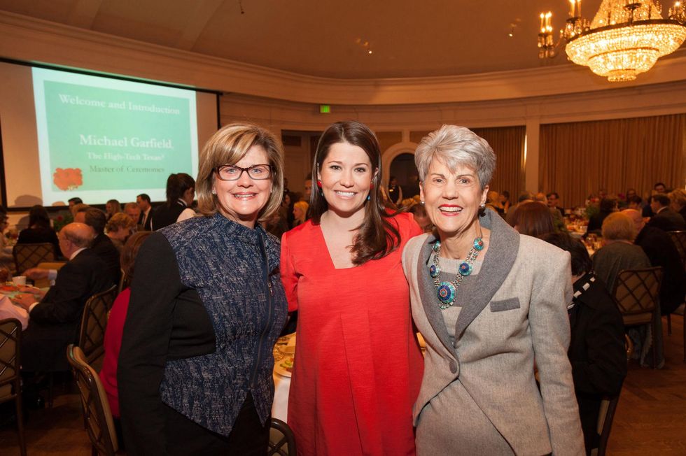7 Dr. Judy Andrews, from left, Ginny Jackson and Dr. Rita Justice at the HARC Luncheon March 2015