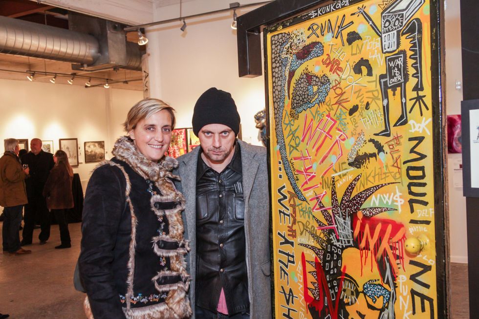 7 Eglantine Clocher and Skunkdog at the Art on the Avenue benefit November 2014