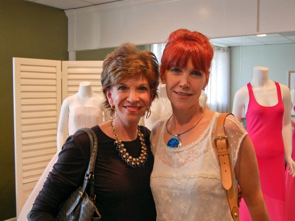 7 Houston Designed kickoff event July 2013 Vicki Rizzo, Marina Saba