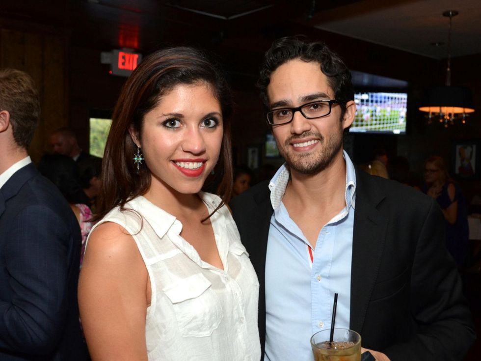 7 Houston Young Professionals and Ballet Barre kickoff event September 2013 Stephanie Bardwil, Diego Bello