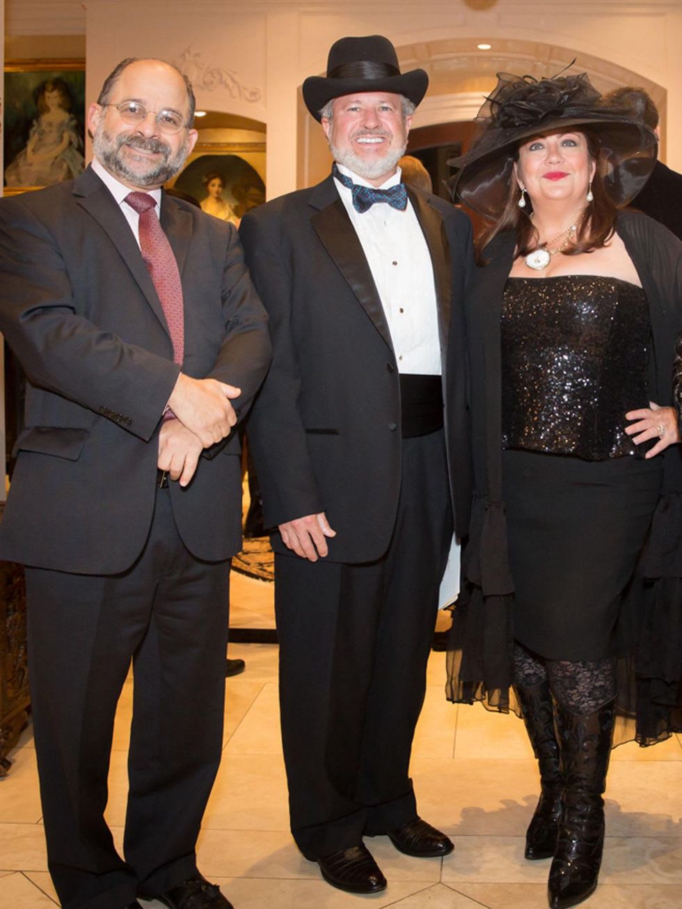 7 Jeff Abrams, from left, with Dr. Bill Reading and Teresa Reading THIS at the Houston Galveston Institute dinner November 2014