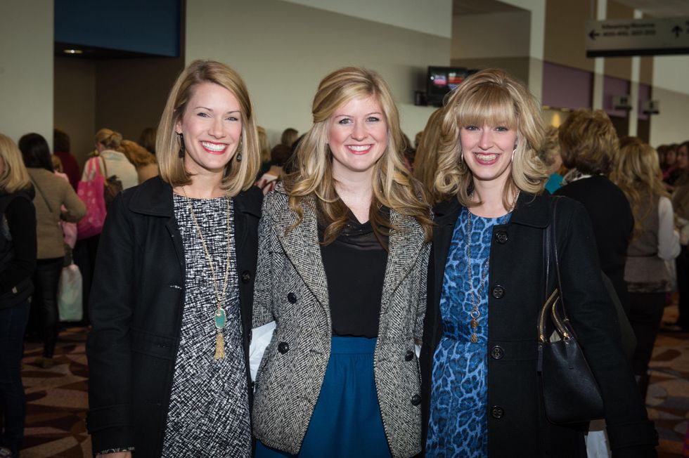 7 Jen Williford, from left, Ali Howard and Shelby Watson at the Nutcracker Market Macy's luncheon November 2014