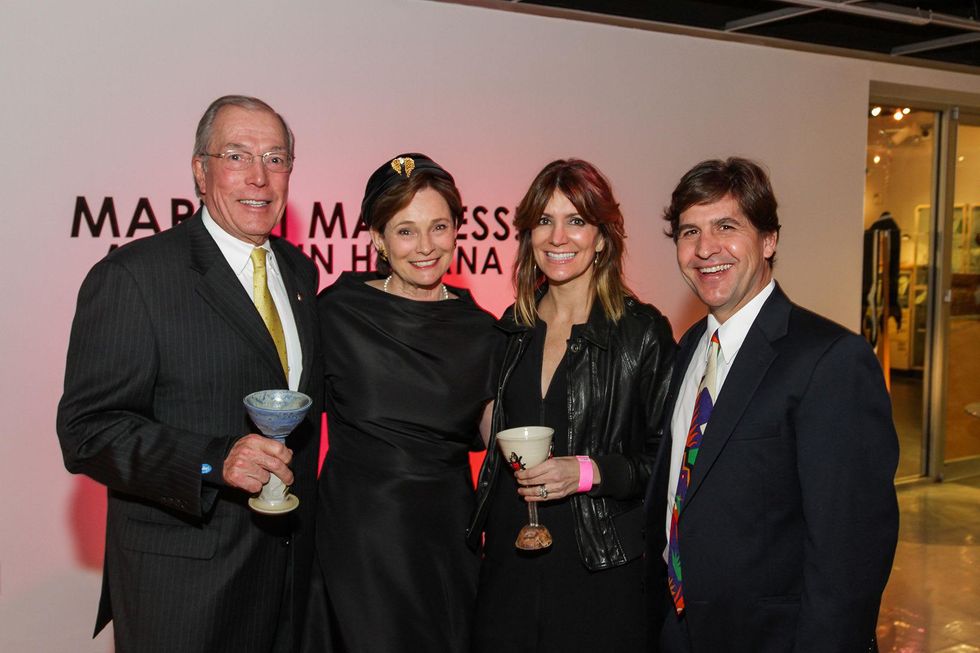 7 John and Bobbie Nau, from left, and Tiffany and Charles Masterson at Martini Madness February 2014