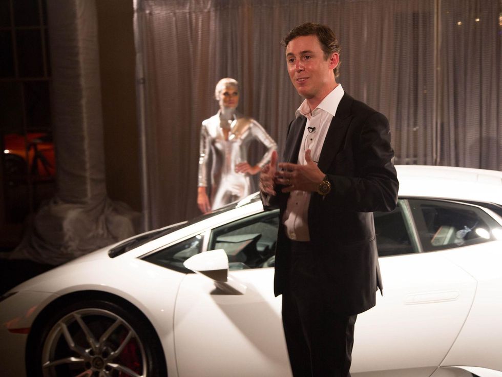 7 Kelly Wolf at the Lamborghini party September 2014