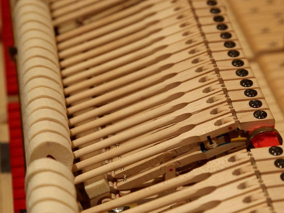 7 Kirill Gerstein prepares piano for Houston Symphony performance September 2013