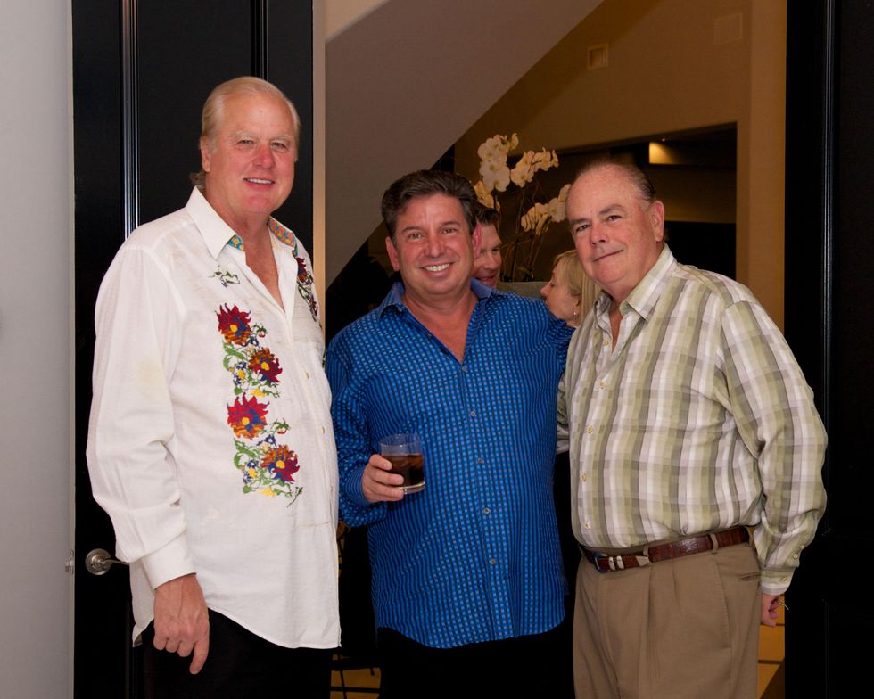 7 Lamar Roemer, from left, Dan Carnahan and Billy Jackson at Theresa Roemer first charity closet party November 2014