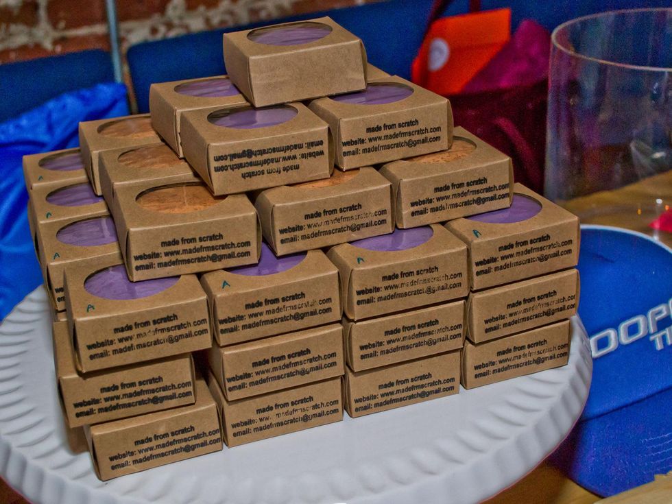 7 Made From Scratch macarons at the Young Professionals Grand Prix kick-off party June 2014