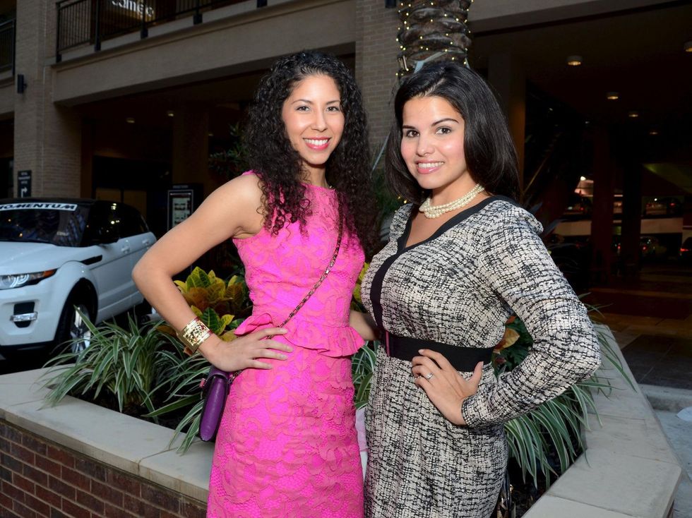 7 Mari-Ann Montoya, left, and Marisa Garcia at the West Ave Turns Pink party October 2013