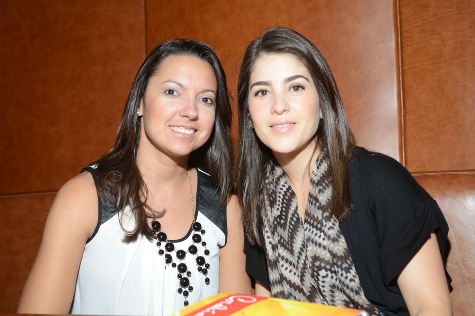 7 Mari Deshon, left, and Kristina Rosenwasser at the Cordua cookbook event November 2013
