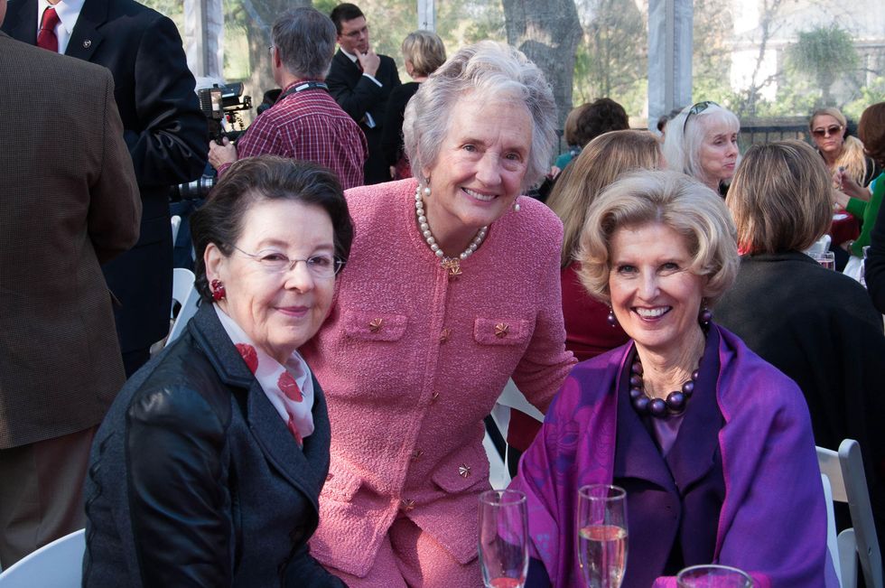 7 Nancy Powell Moore, from left, Diane Webb and Terry Lin G. Neale at the ROCO Yuletide Concert at Bayou Bend December 2014