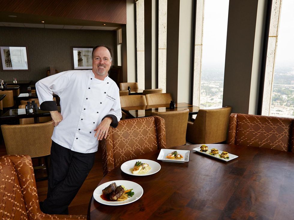 7 newly remodeled The Houston Club October 2013 chef Douglas George