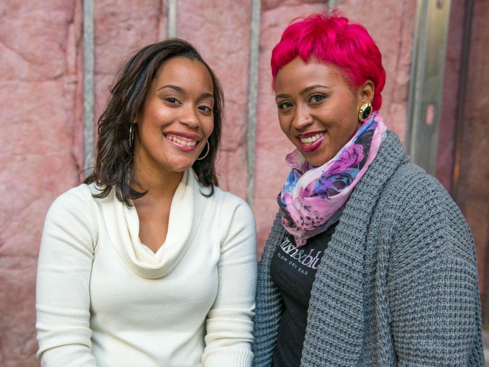 7 Simone Powell, left, and Christmas Day at the CultureMap Social at Gateway November 2014