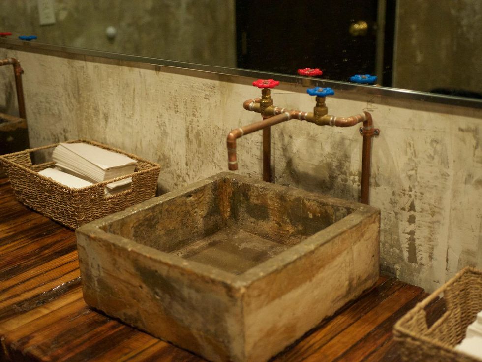 7 Wooster's Garden in Midtown December 2014 sink