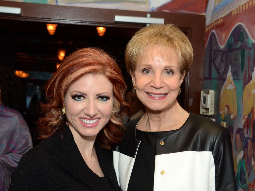 7 Yasmine Haddad, left, and Leisa Holland Nelson at the Fox 26 RoundUP Launch February 2014