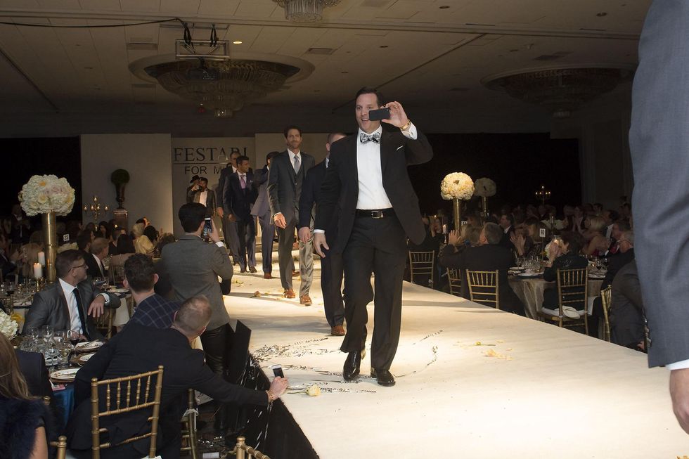 7011 The models at Una Notte in Italia November 2014.