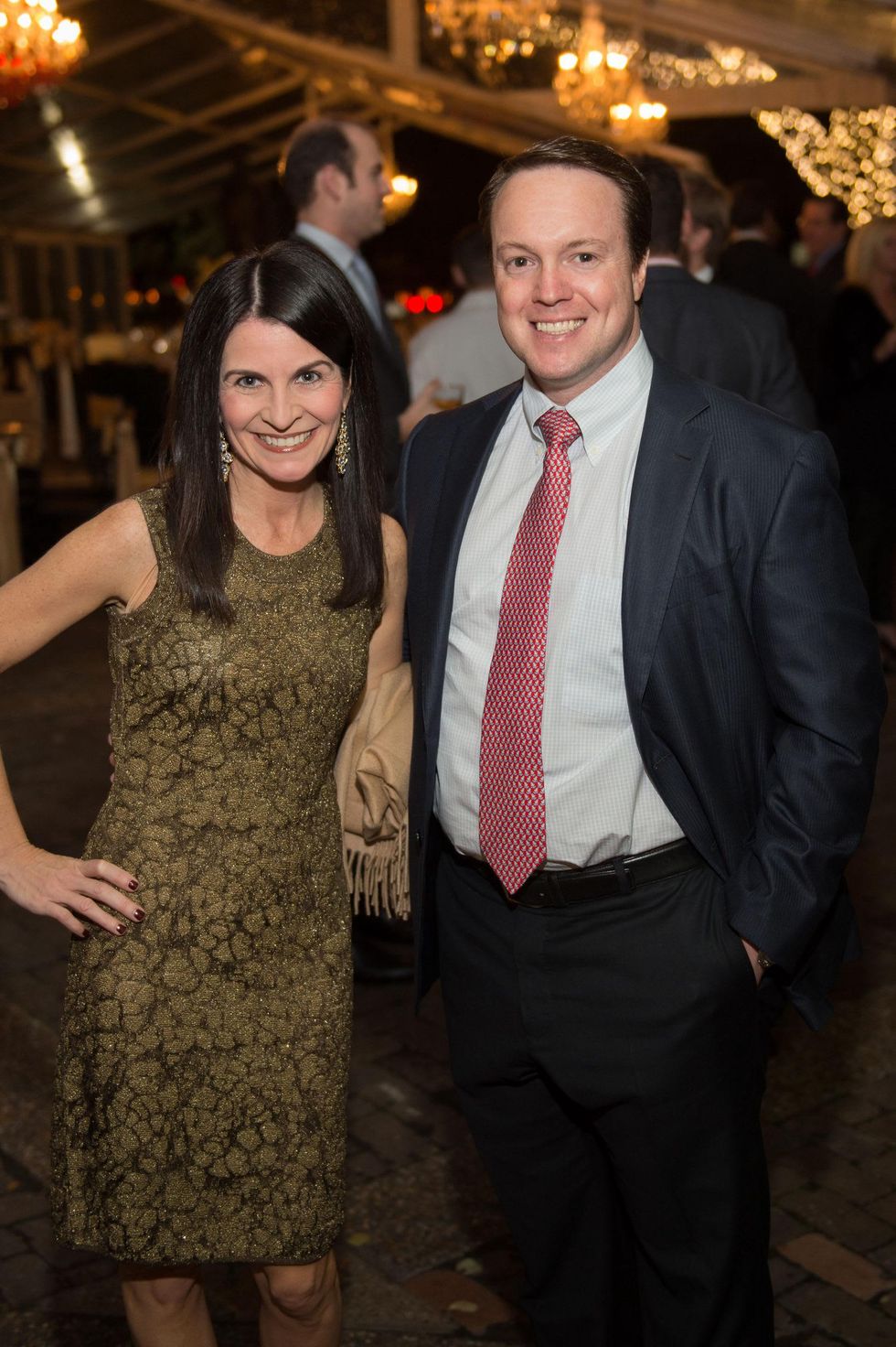 7020 Melissa and Bryan McDavid at the Heritage Society Gala December 2014