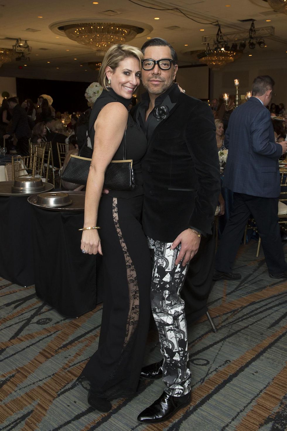 7024 Jessica Meyer and Ceron at Una Notte in Italia November 2014